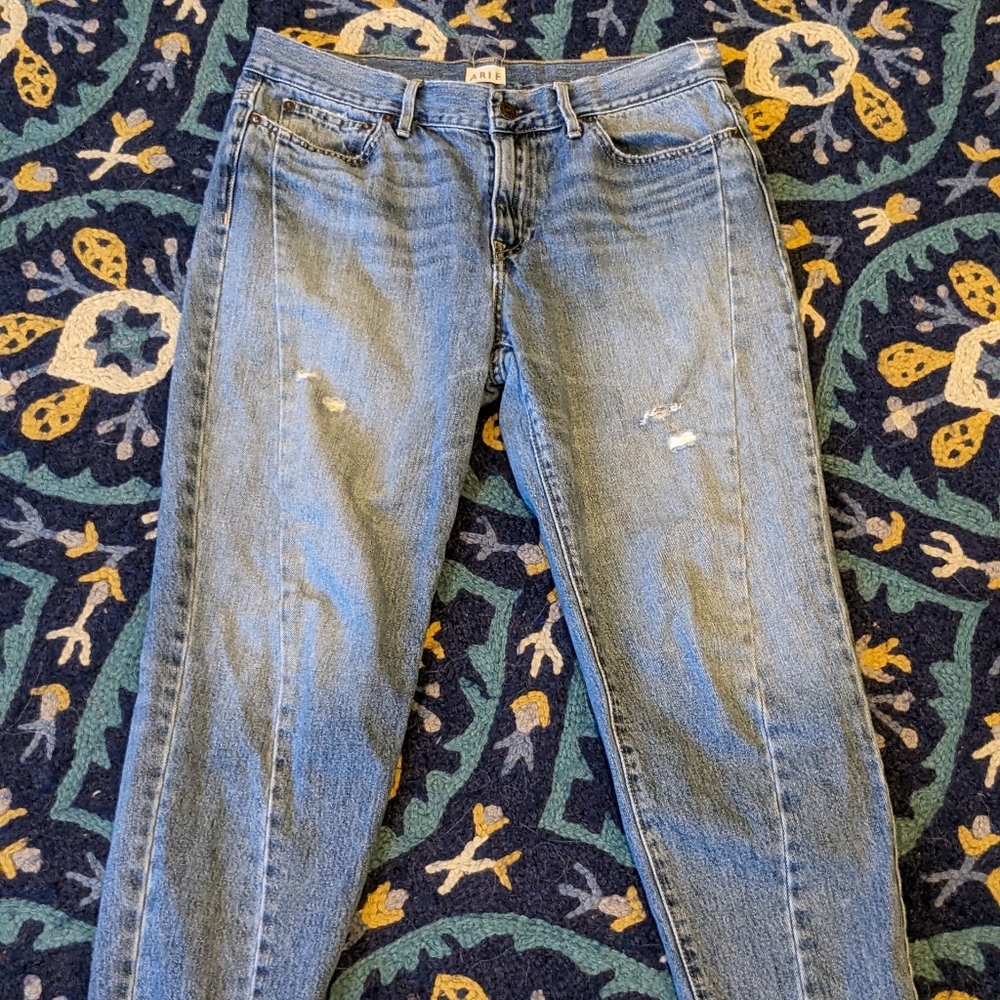 ABLE The Seam Soft Amazing Boyfriend Jeans slightly destructed 28